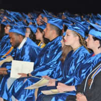 <p>The latest graduating class from Dutchess Community College during Thursday&#x27;s commencement ceremony at the Mid-Hudson Civic Center.</p>