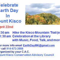 <p>The Mount Kisco Conservation Advisory Council has scheduled a hike and celebration to mark Earth Day 2017.</p>
