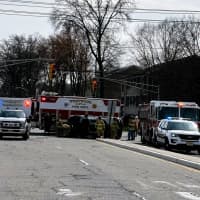 <p>Looking at the entrance/exit on Old Hook Road from Hackensack Meridian Pascack Valley Medical Center on Friday, March 24.</p>