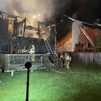 <p>The fire was reported in the 600 block of East H Street.</p>