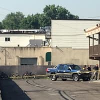 <p>Police await the county Medical Examiner, homicide detectives and forensic investigators.</p>