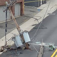 <p>The crash downed wires along with the transformer.</p>