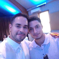 <p>Selwyn Torres, right, and Xavier Martinez, his brother.</p>