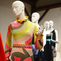 <p>Dress designed by Emilio Pucci, one of the many fashions included in &quot;Mannequins on the Runway, Haute Couture and Contemporary Designs of the 20th Century.&quot;</p>