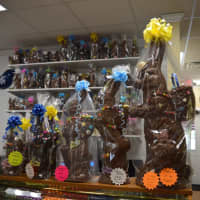<p>Chocolate bunnies are displayed at Meyer&#x27;s House of Sweets in Wyckoff.</p>