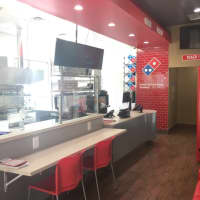 <p>Watch your pizza being made at the new Domino&#x27;s theater in Ridgefield Park.</p>