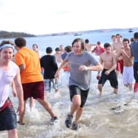 <p>More than 600 people took part in the 2015 Westchester Polar Plunge.</p>