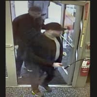 <p>Two men suspected of installing skimming devices on ATMs at a Wawa convenience store in Galloway Township, NJ.</p>
