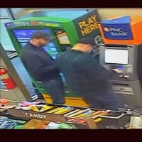 <p>Two men suspected of installing skimming devices on ATMs at a Wawa convenience store in Galloway Township, NJ.
  
</p>