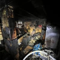 <p>The home of Renee Heri-Taylor from Keyport, NJ, was severely damaged when a fire started in her basement.</p>