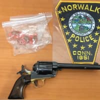 <p>A man was busted by police in Norwalk with a loaded pistol in his waistband.</p>