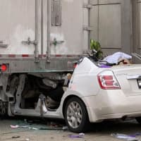 <p>The driver survived with head injuries that responders said weren&#x27;t life-threatening.</p>