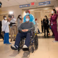 <p>Hundreds of Englewood Health employees gathered Friday to clap out the hospital&#x27;s 500th coronavirus patient.</p>