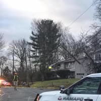 <p>A driver took out a utility pole in New Hempstead.</p>