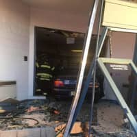 <p>The driver was removed from the vehicle after it plowed through the BCJ employee entrance. No extrication was necessary.</p>