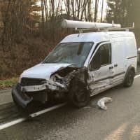 <p>A look at the van involved in the crash.</p>