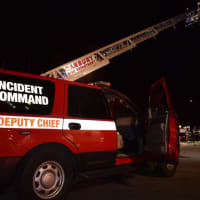 <p>City of Danbury Fire Department responds to two-alarm fire on Main Street</p>