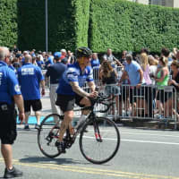 <p>The 45-year-old state parole officer from Washington Township rides during this year&#x27;s tour.</p>