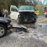 <p>Several injuries were reported following a head-on collision in Peekskill.</p>