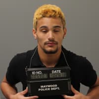 <p>Elijah Navarro, 21 of Maywood, was also arrested in connection with car burglaries.</p>