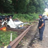 <p>A person was seriously injured during a crash on the Strain.</p>