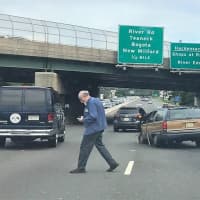 <p>The multi-vehicle crash jammed eastbound Route 4 in River Edge.</p>