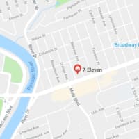 <p>Where the pedestrian was struck Tuesday morning.</p>