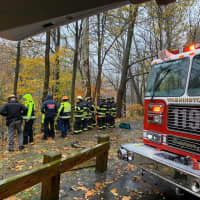 <p>A car plunged nearly 75 feet near a dam in Northern Westchester.</p>