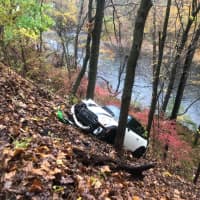 <p>A car plunged nearly 75 feet near a damn in Northern Westchester.</p>
