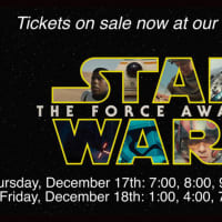 <p>&quot;Star Wars&quot; will play several times on Dec. 17 and 18 at Teaneck Cinemas.</p>