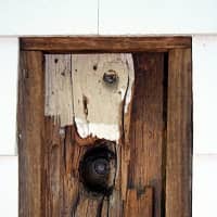 <p>A cannonball has been lodged in a corner post at the Keeler Tavern Museum in Ridgefield since the Revolutionary War.</p>