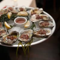 <p>Oysters from 8 North Broadway</p>