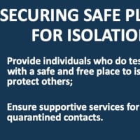 <p>No. 4: Securing Safe Places For Isolation</p>