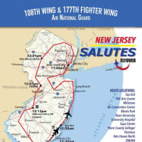 <p>The NJ Air National Guard will be doing a flyover May 12 (rain date May 13) to salute healthcare workers.</p>