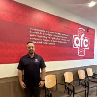 <p>Jeff Perchuk became the independent owner and operator of AFC Haledon after he transformed an old pizzeria with his dad, Alex.</p>