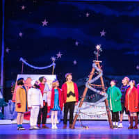 <p>The company of the National Tour of A Charlie Brown Christmas Live on Stage.</p>