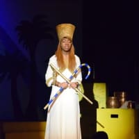 <p>A member of Thespian Troupe 721 plays the lead in a Spring Valley HIgh School production of &quot;Aida.&quot;</p>