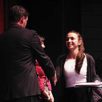 <p>Alexandra Falkenberg was one of the seven new inductees into Westlake High School&#x27;s Rho Kappa chapter.</p>
