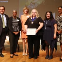 <p>Anne Siebecker, of Ringwood, was awarded the New Jersey Governor’s Jefferson Award for public service for her work in environmental stewardship.</p>
