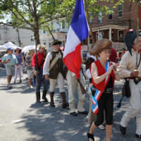 <p>Performers at Bastille Day last year.</p>