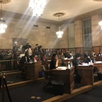<p>Westchester County legislators, by a 9-8 vote on Monday, narrowly passed a ban on gun shows on county property.</p>