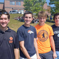<p>Briarcliff High School’s Student Council held a back-to-school barbecue for the entire student body on Sept. 18. Students wore the school’s colors, blue and orange, and enjoyed each other’s company and good food.</p>