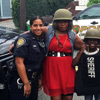 <p>Locals got up close with Orangetown officers and their equipment at the Back to School BBQ.</p>
