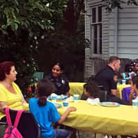 <p>Orangetown officers attended Wednesday&#x27;s Back to School BBQ.</p>