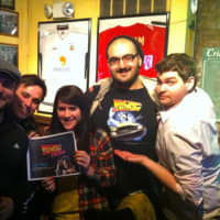 <p>The winners from Trivia A.D.&#x27;s &#x27;Back To The Future&#x27; trivia night.</p>