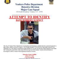 <p>The Yonkers Police Department is searching for this man, who robbed a Nepperhan Avenue bank on Monday.</p>