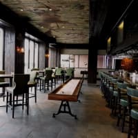 <p>The bar area of City Perch + Kitchen in Dobbs Ferry.</p>
