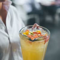 <p>A pitcher of sangria at Barcelona in Stamford.</p>