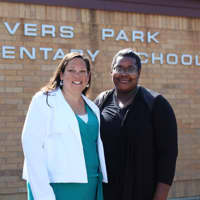 <p>Carrie Martin, left, a second-grade teacher in Denton, Texas, was Barnes &amp; Noble&#x27;s National Teacher of the Year in 2015-2016. TiAnna Bridges-Reed, her former pupil, is the high-school student who wrote the winning essay, chosen from 10,000 entries.</p>