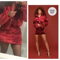 <p>Douglas posted a side-by-side of her design and Cardi B&#x27;s collaboration with Fashion Nova.</p>